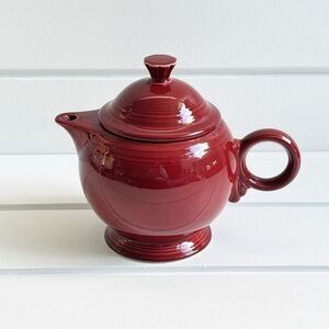 Fiestaware Cinnabar 5 Cup Large Teapot & Lid